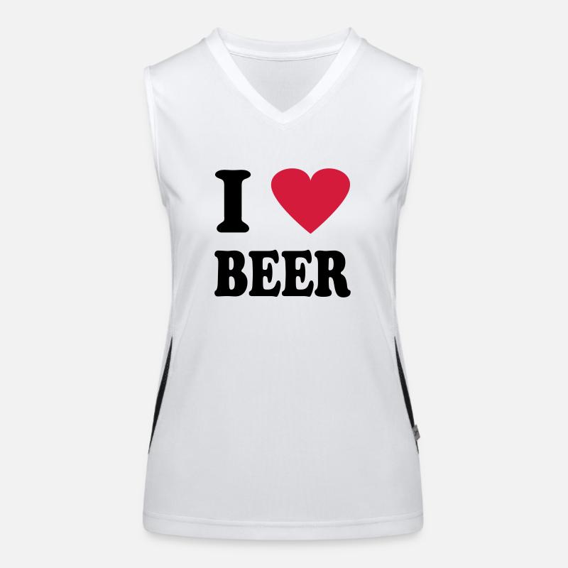beer Funktionelles Kontrast-Tank Top für Frauen