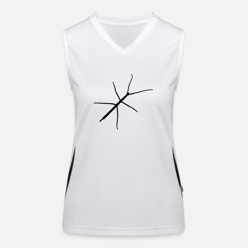 Stabheuschrecke Funktionelles Kontrast-Tank Top für Frauen