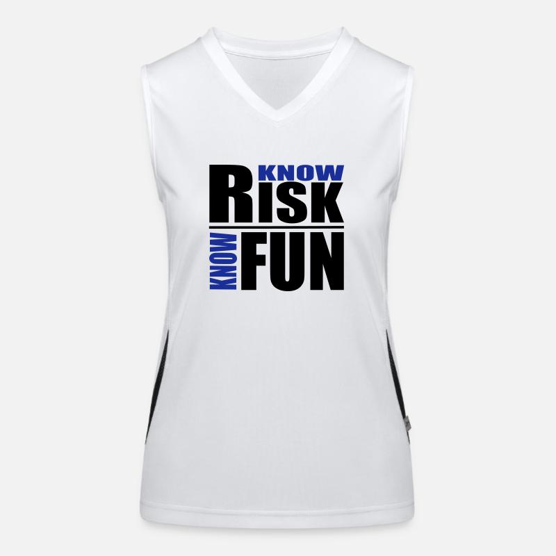 know risk - know fun Women's Functional Contrast Tank Top