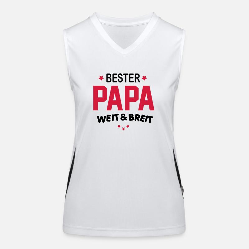 besterpapa Funktionelles Kontrast-Tank Top für Frauen