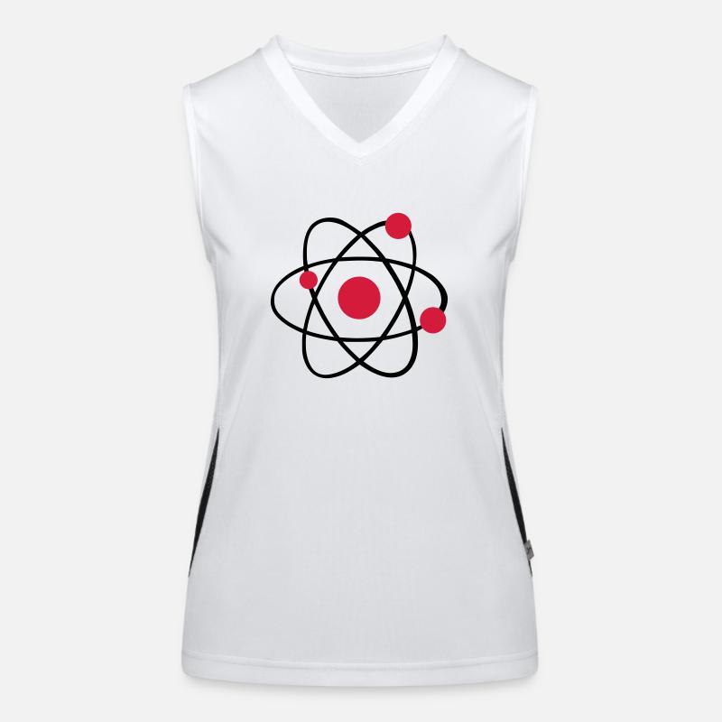 Atom Funktionelles Kontrast-Tank Top für Frauen