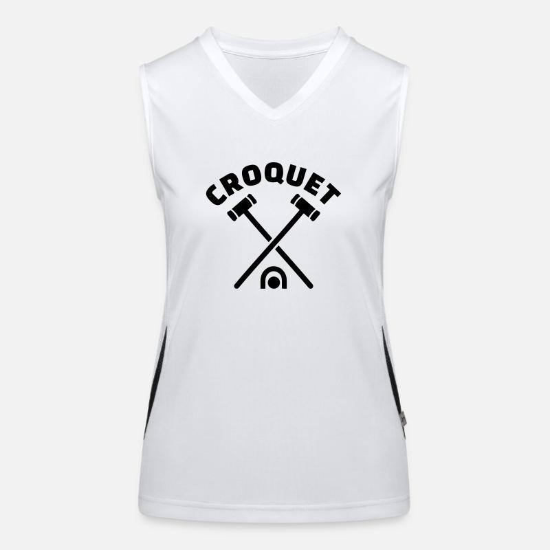 Croquet Funktionelles Kontrast-Tank Top für Frauen