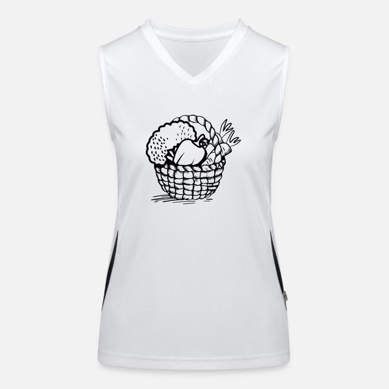 vegetable basket Women's Functional Contrast Tank Top