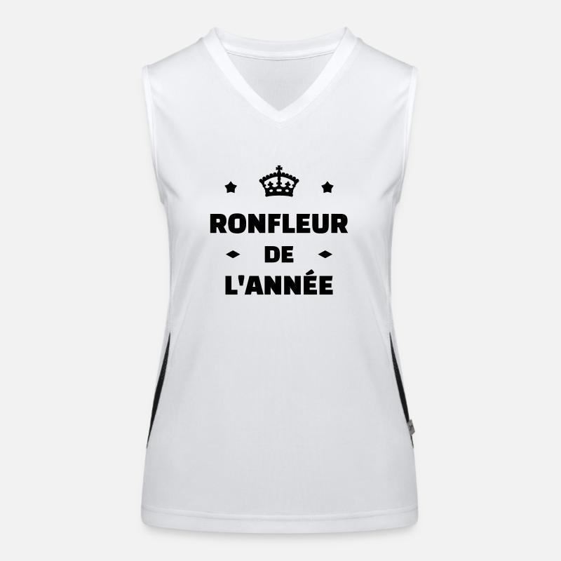 Schnarchen / Schnarcher / Schlaf / Schnarcherin Funktionelles Kontrast-Tank Top für Frauen