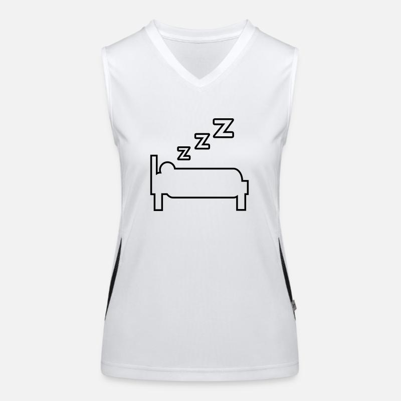 schlafen und schnarchen Funktionelles Kontrast-Tank Top für Frauen