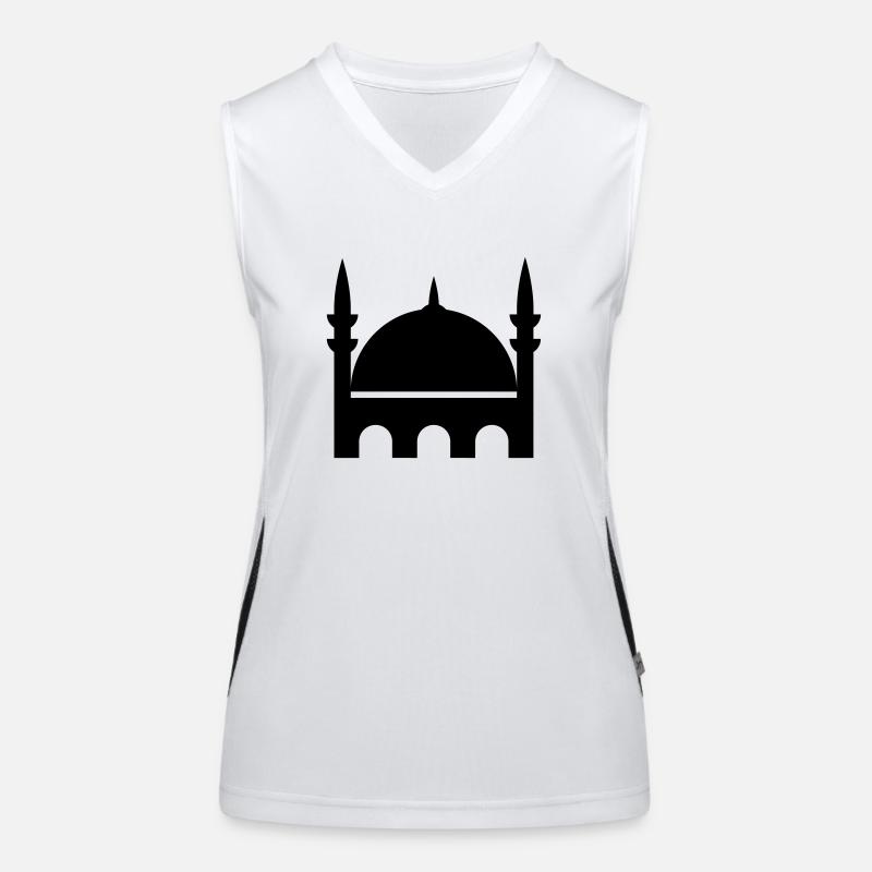 Moschee Funktionelles Kontrast-Tank Top für Frauen
