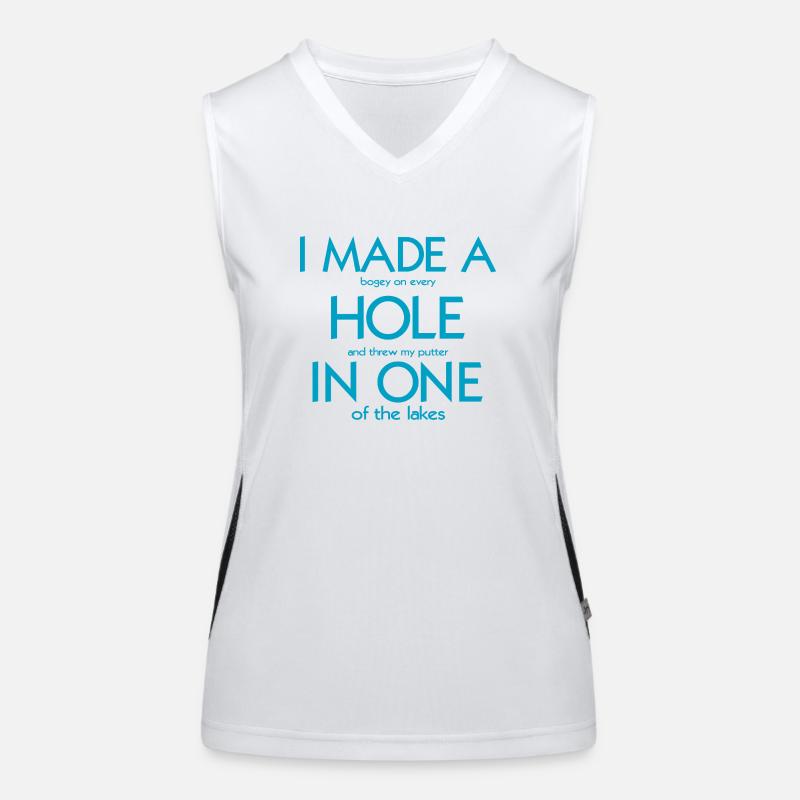 golf sport Funktionelles Kontrast-Tank Top für Frauen