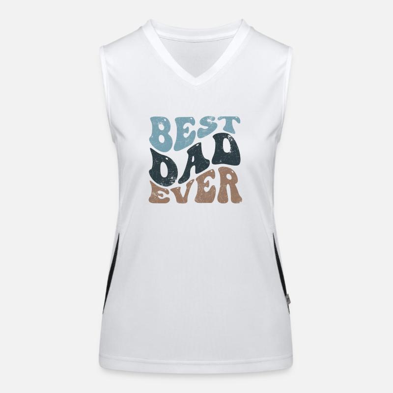 BESTER PAPA ALLER ZEITEN PAPI MOTIV SHIRT GESCHENK Funktionelles Kontrast-Tank Top für Frauen