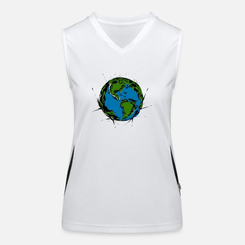Welt Funktionelles Kontrast-Tank Top für Frauen