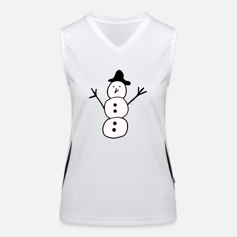 Snowman Women's Functional Contrast Tank Top