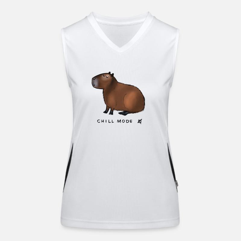Mode de refroidissement Capybara Débardeur respirant contrasté Femme