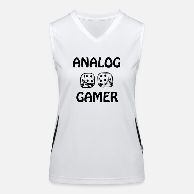 boardgame chess backgammon game night Funktionelles Kontrast-Tank Top für Frauen