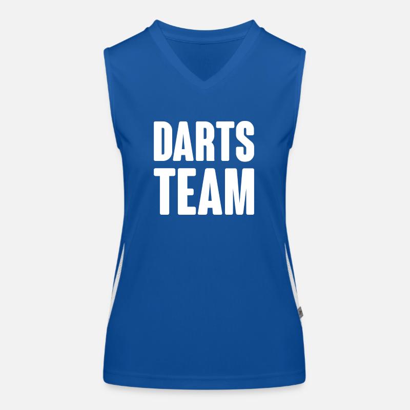 Darts Team Funktionelles Kontrast-Tank Top für Frauen