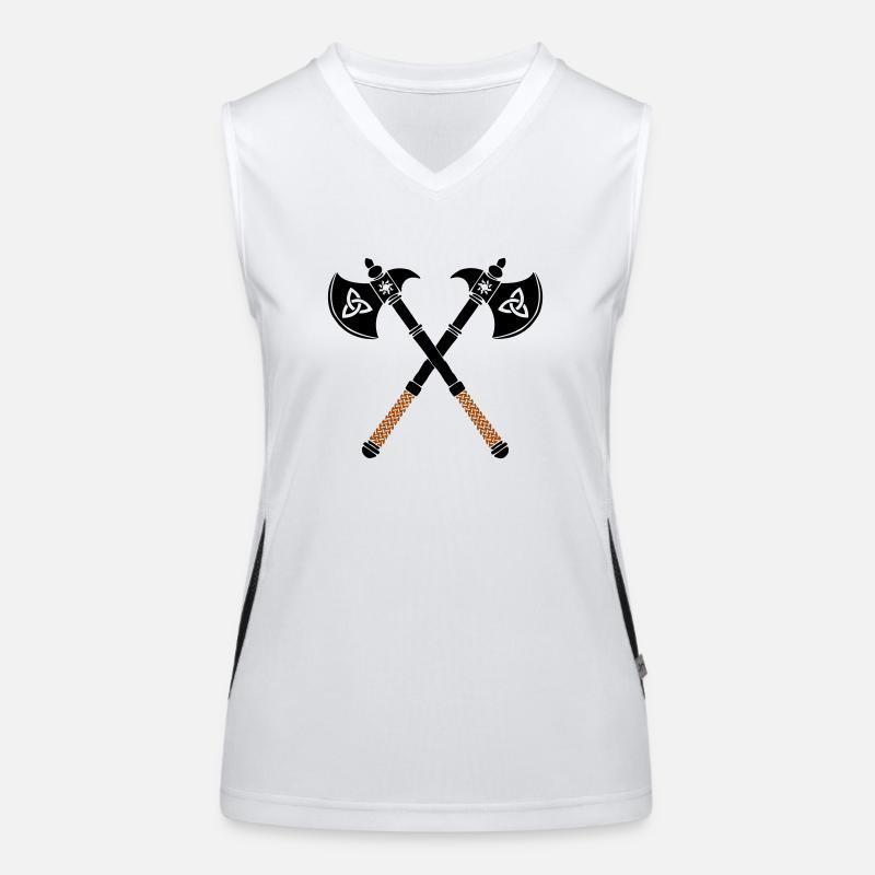 äxte axt Funktionelles Kontrast-Tank Top für Frauen