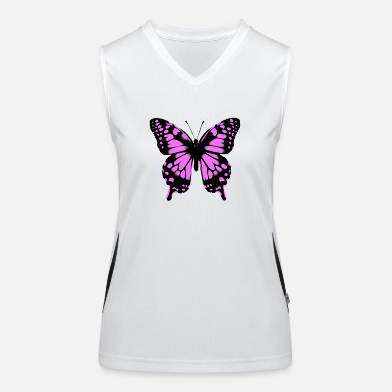 Papillon Débardeur respirant contrasté Femme