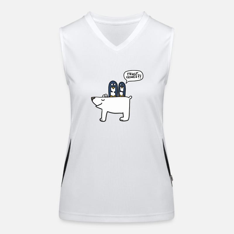 Trust issues Women's Functional Contrast Tank Top