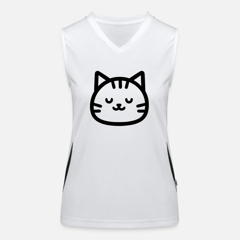 chat Débardeur respirant contrasté Femme