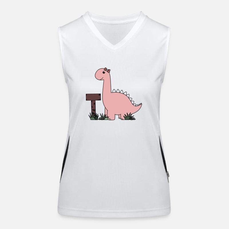 Dino Women's Functional Contrast Tank Top