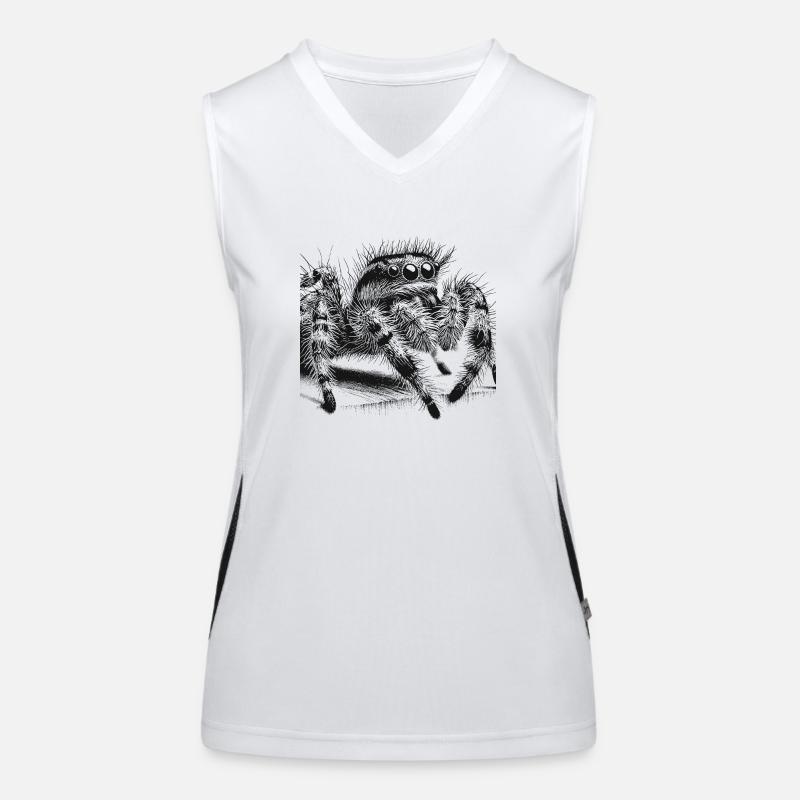 Jumping spider Women's Functional Contrast Tank Top
