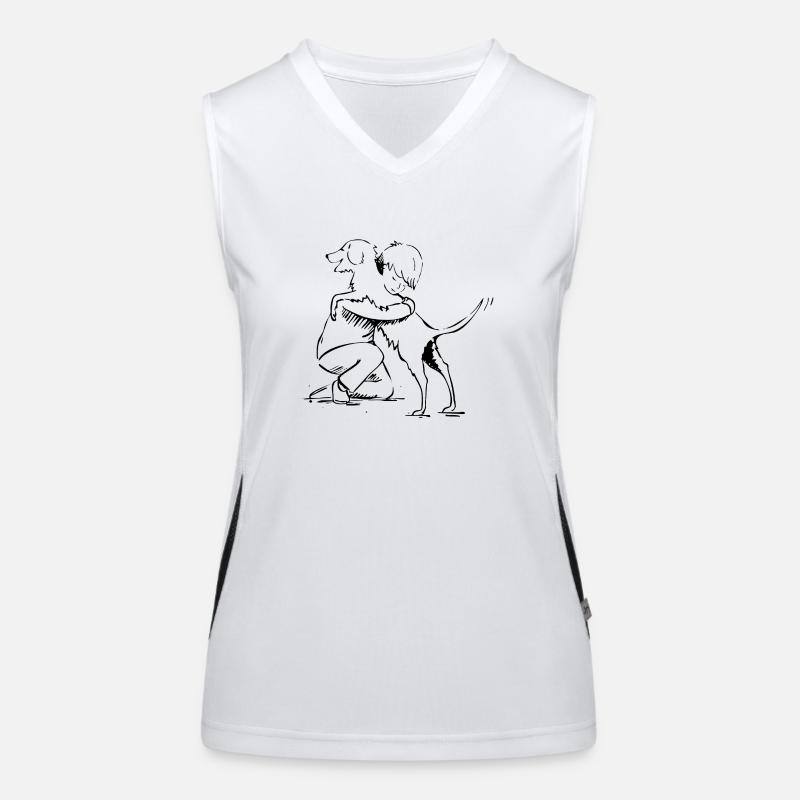World Hug Day Women's Functional Contrast Tank Top