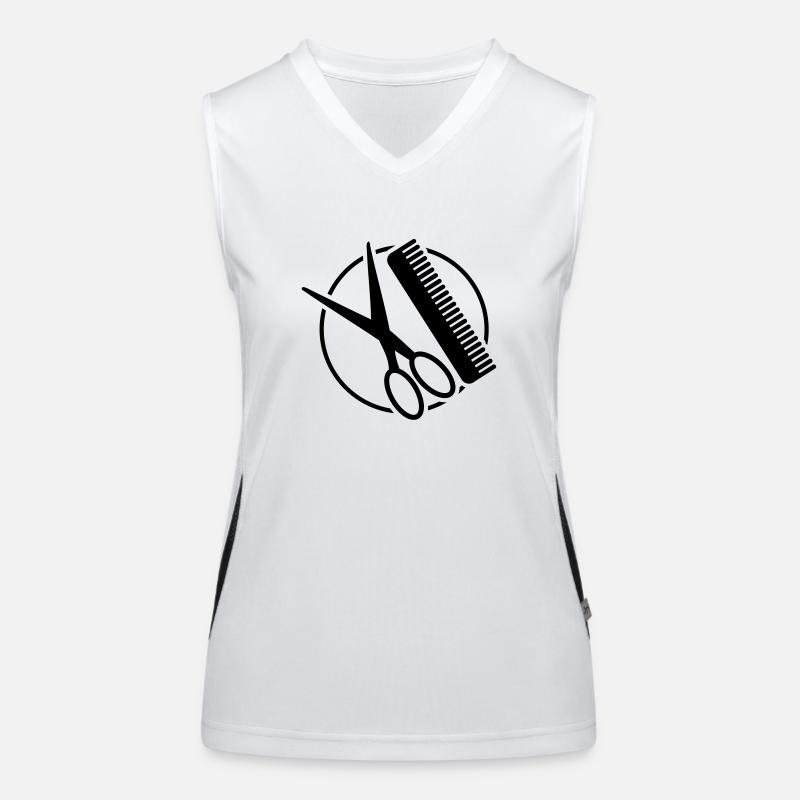 schere_kam_logo_pa1 Women's Functional Contrast Tank Top