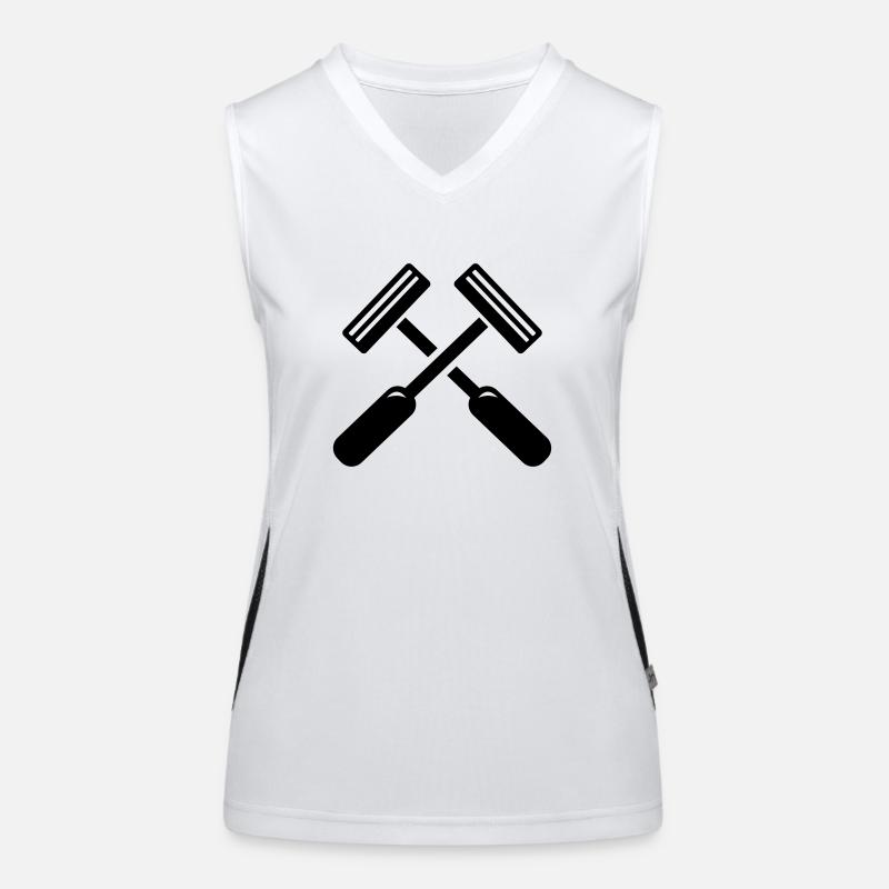 Rasage Débardeur respirant contrasté Femme