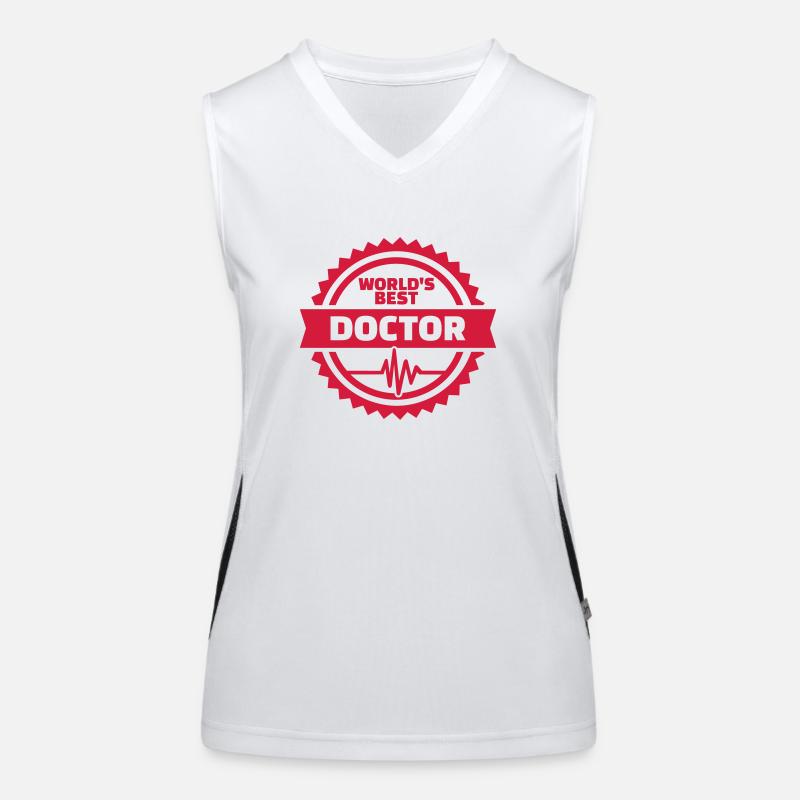 Arzt Funktionelles Kontrast-Tank Top für Frauen