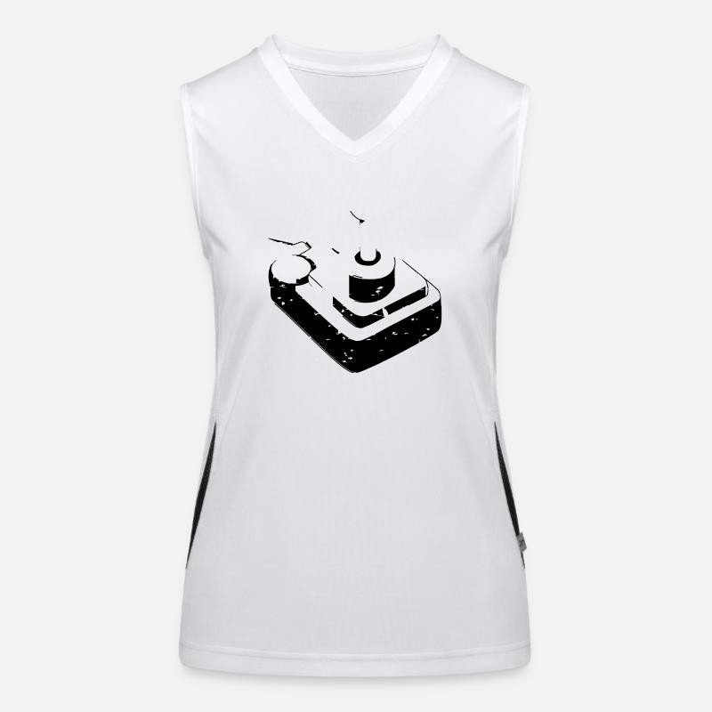 Joystick Spieler Spiel Controller retro Gaming Funktionelles Kontrast-Tank Top für Frauen