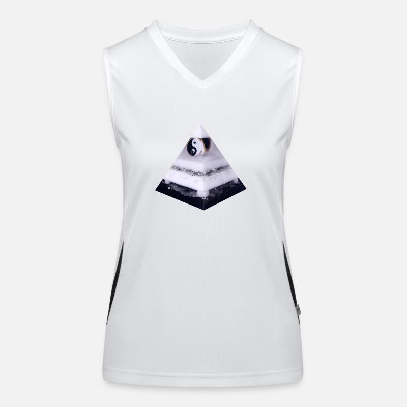 Pyramide de l’unité de polarité Débardeur respirant contrasté Femme