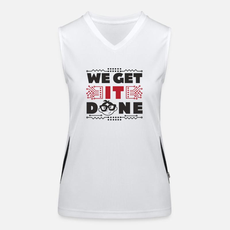 Nous faisons it-fachmann Informatiker Computer Débardeur respirant contrasté Femme