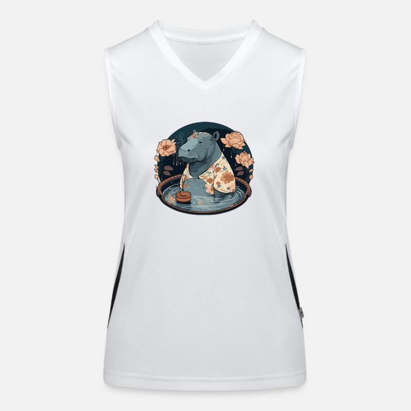 hippo 2 Women's Functional Contrast Tank Top