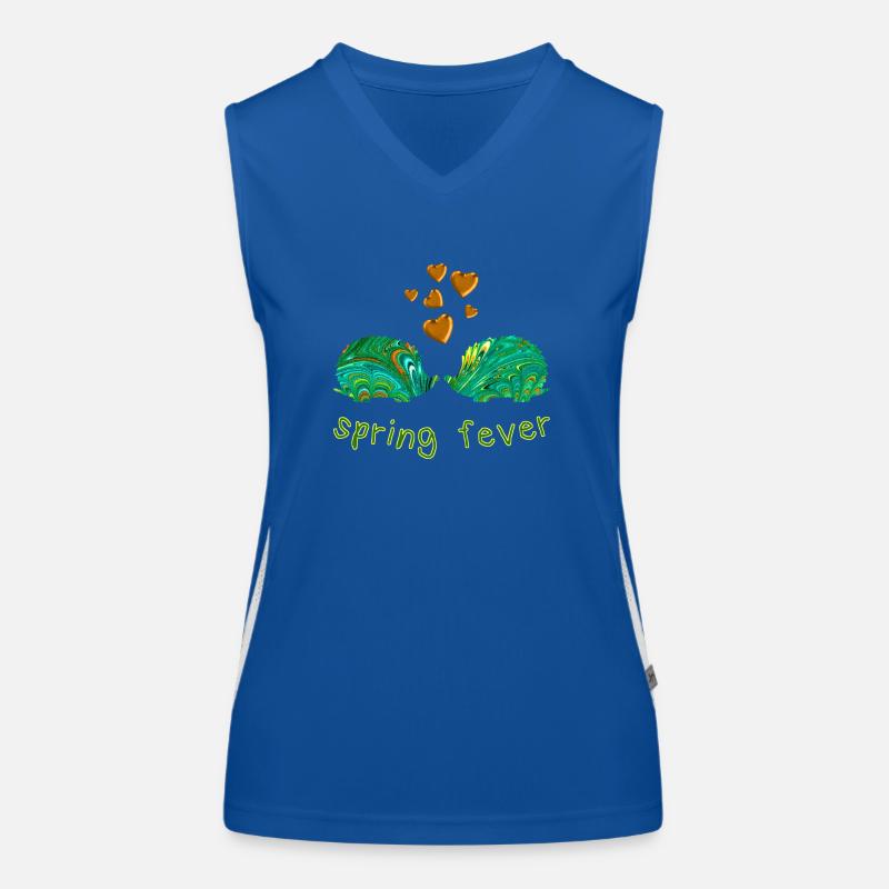 igel e 71 frühling liebe Funktionelles Kontrast-Tank Top für Frauen