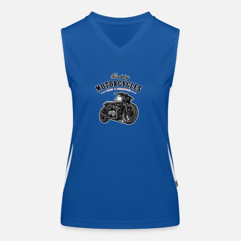 Modern Classic // Custom // Motorrad Funktionelles Kontrast-Tank Top für Frauen