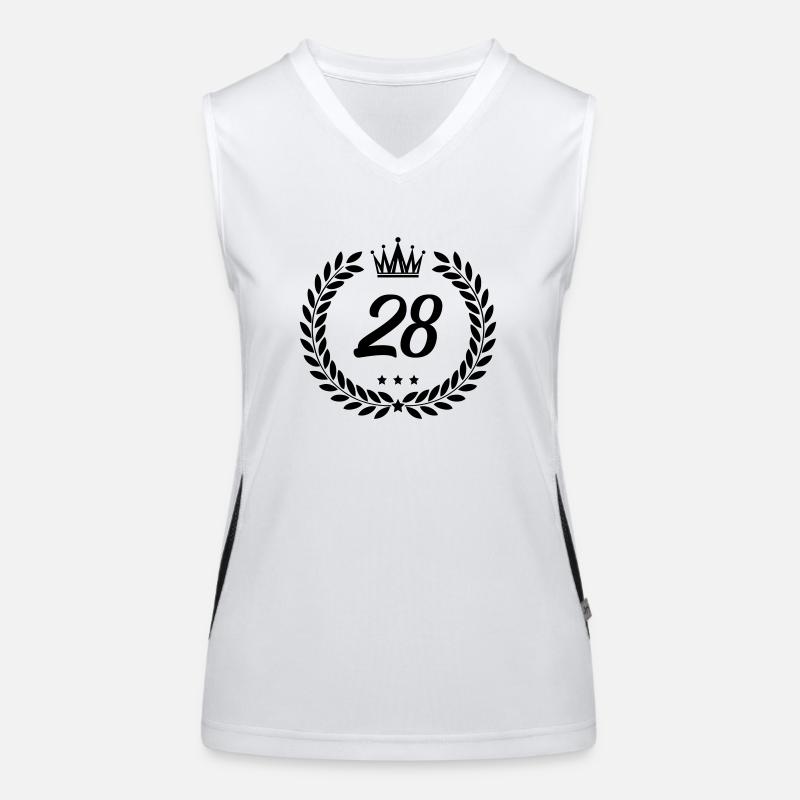 wappen 28 Funktionelles Kontrast-Tank Top für Frauen