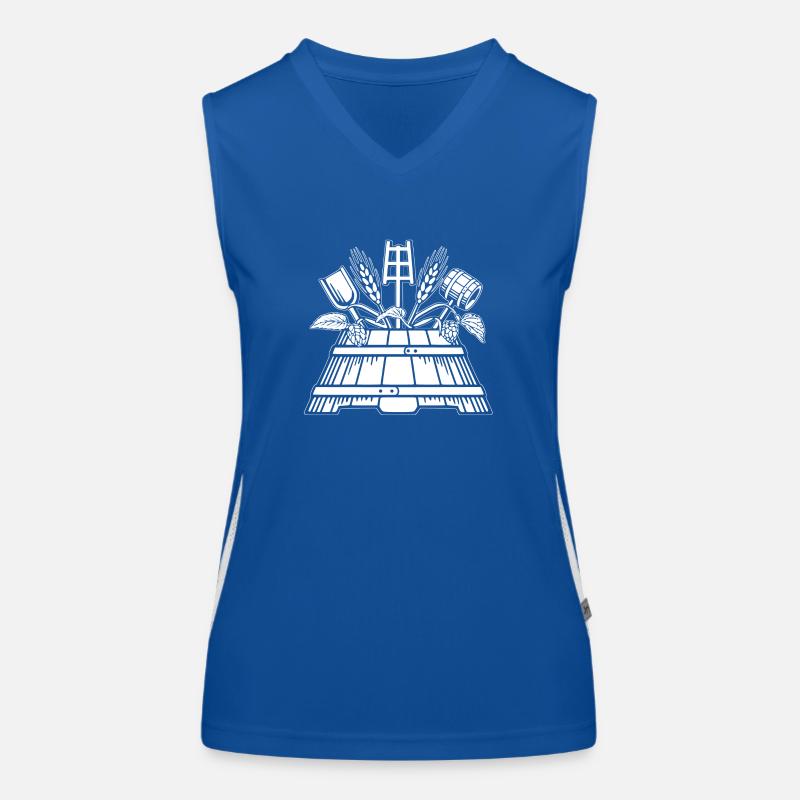 Brewer logo Women's Functional Contrast Tank Top