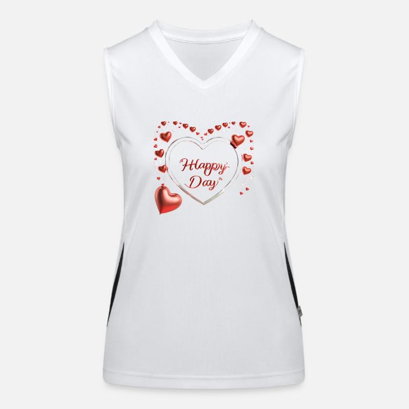 VALENTEN 2025 Funktionelles Kontrast-Tank Top für Frauen