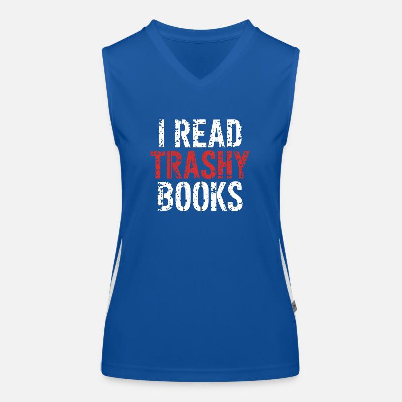 I Read Trashy Books 13 Funktionelles Kontrast-Tank Top für Frauen