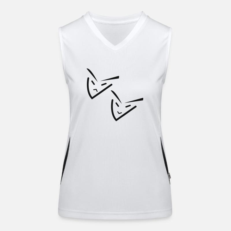 Fuchs Funktionelles Kontrast-Tank Top für Frauen