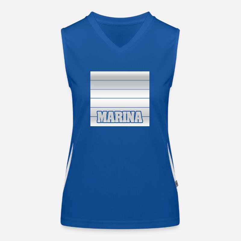 Cadeau pour le prénom Débardeur respirant contrasté Femme