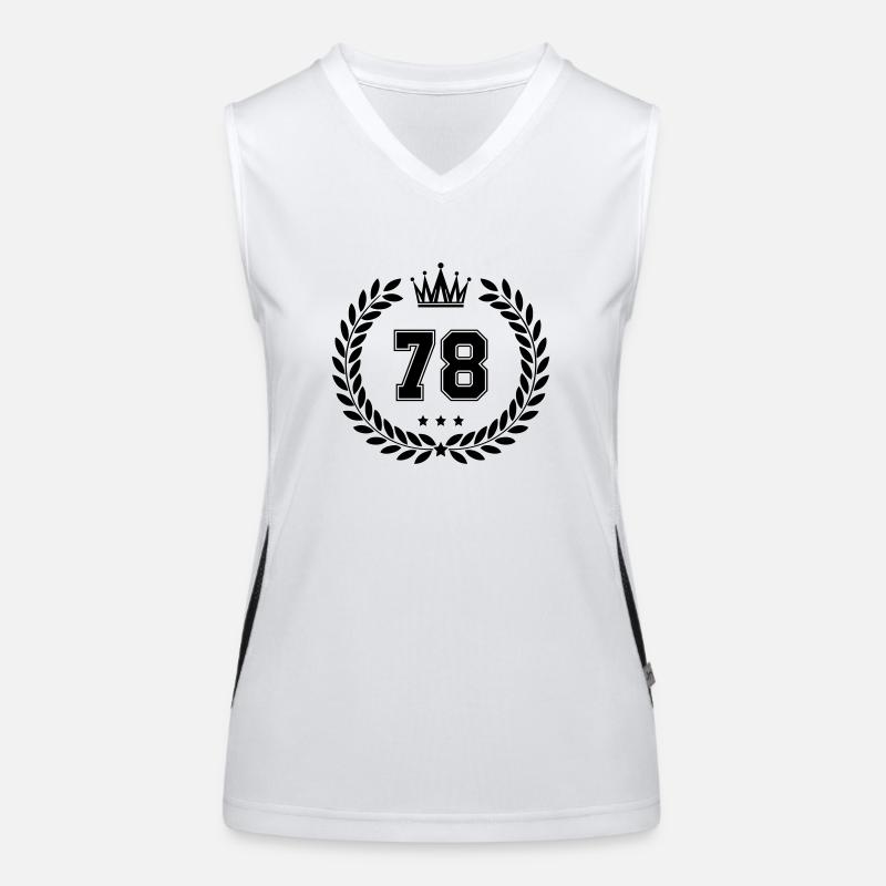 wappen 78 Funktionelles Kontrast-Tank Top für Frauen