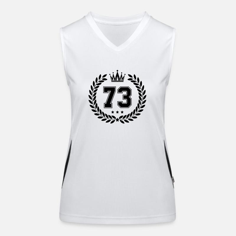 wappen 73 Funktionelles Kontrast-Tank Top für Frauen