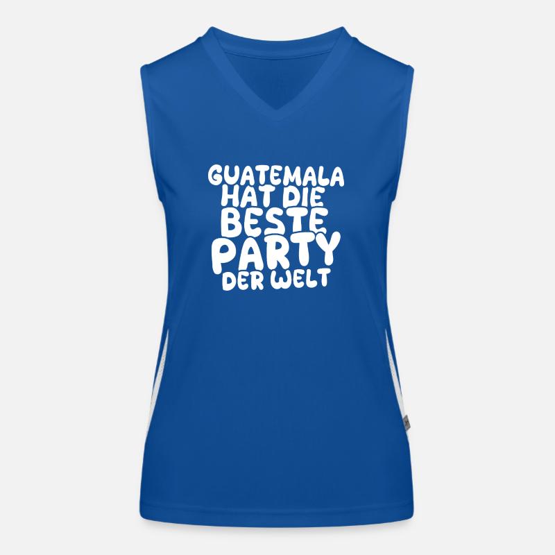 Gift for Guatemala Women's Functional Contrast Tank Top