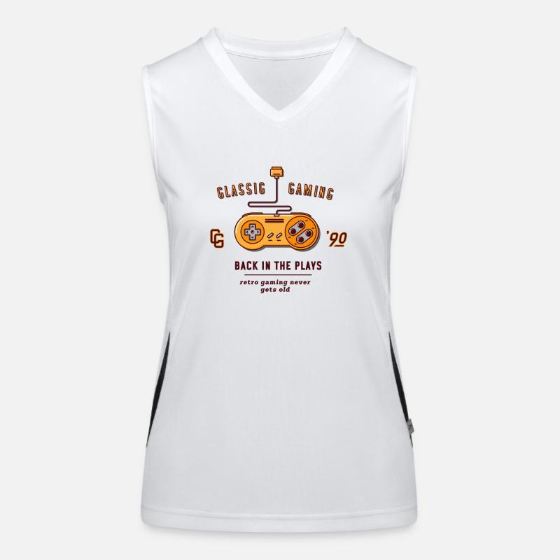 back in the plays Funktionelles Kontrast-Tank Top für Frauen