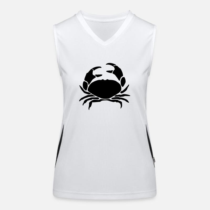 krebs_1c Funktionelles Kontrast-Tank Top für Frauen