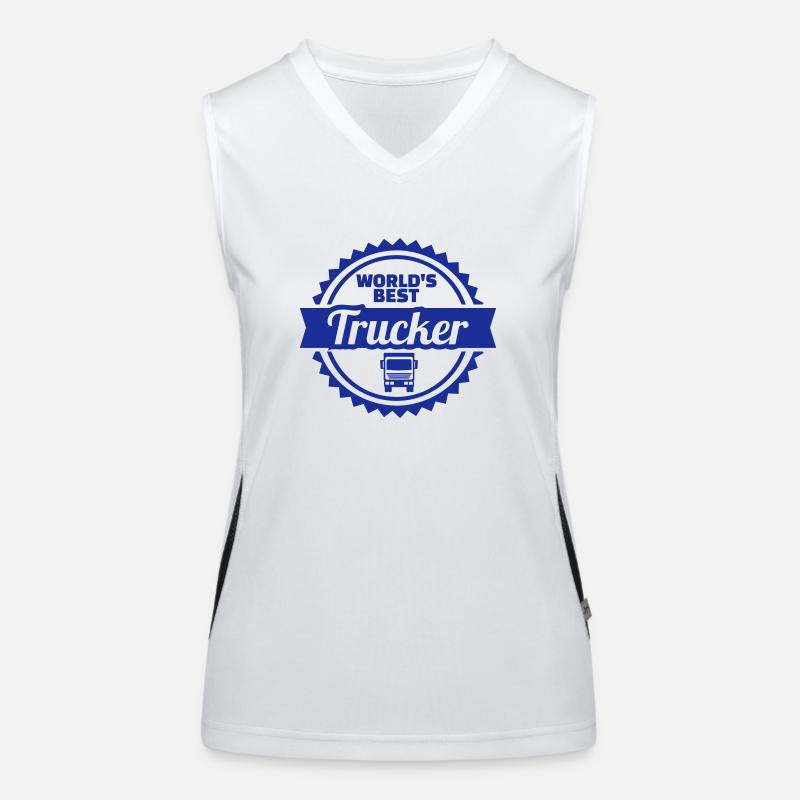 Trucker Funktionelles Kontrast-Tank Top für Frauen