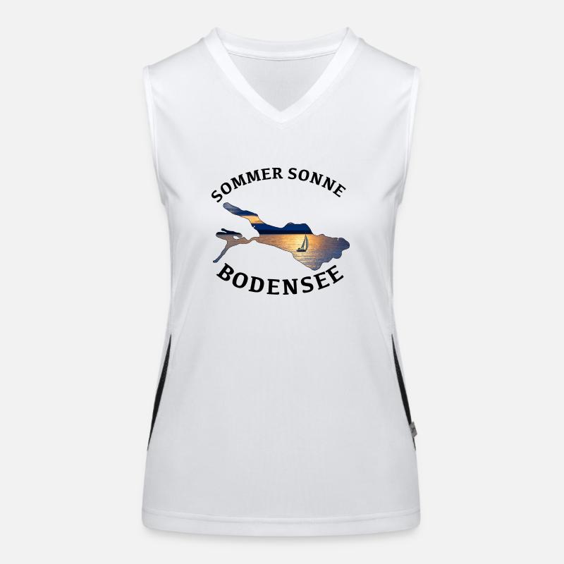 Bodensee Funktionelles Kontrast-Tank Top für Frauen