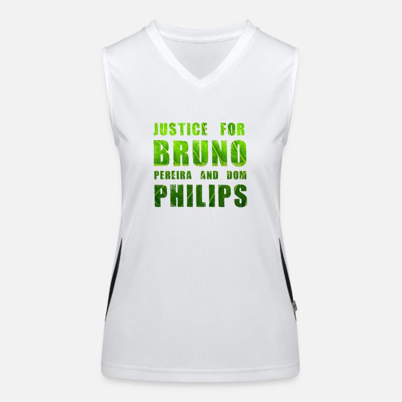 Justice for Bruno and Philips Women's Functional Contrast Tank Top