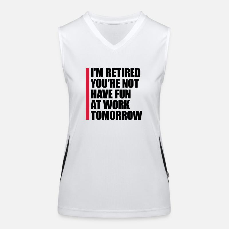 have fun at work Women's Functional Contrast Tank Top