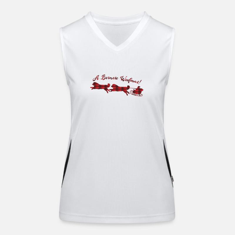 Noël du Bouvier Bernois Débardeur respirant contrasté Femme