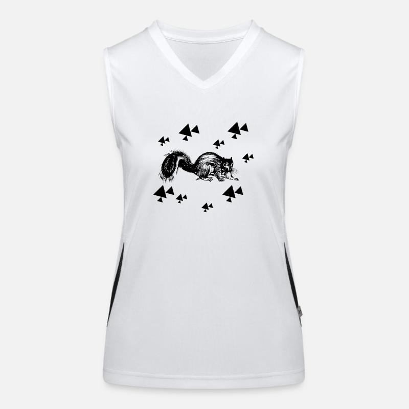 Squirrel - rodent Women's Functional Contrast Tank Top